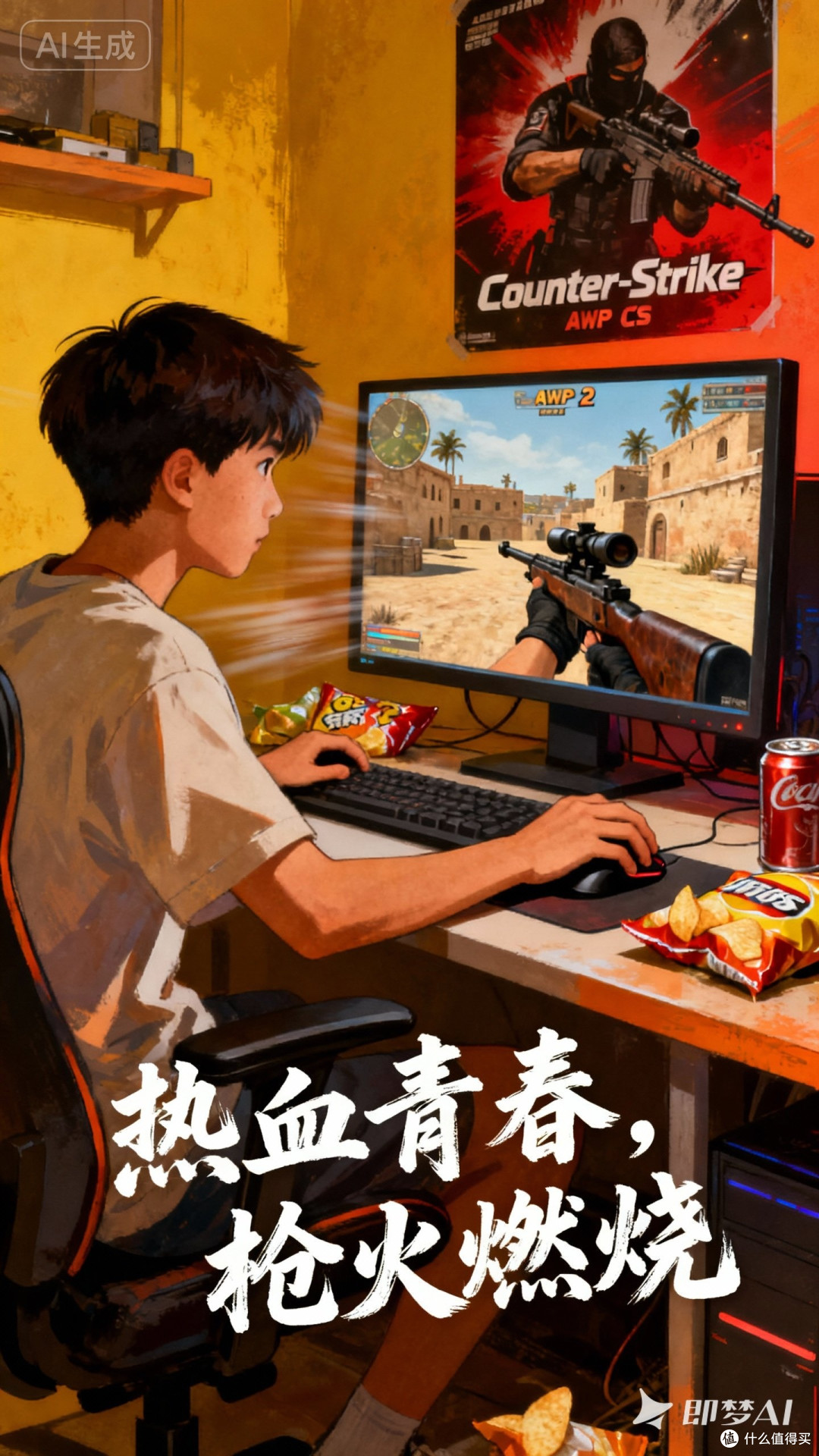 电竞CS，年轻时的热血回忆？