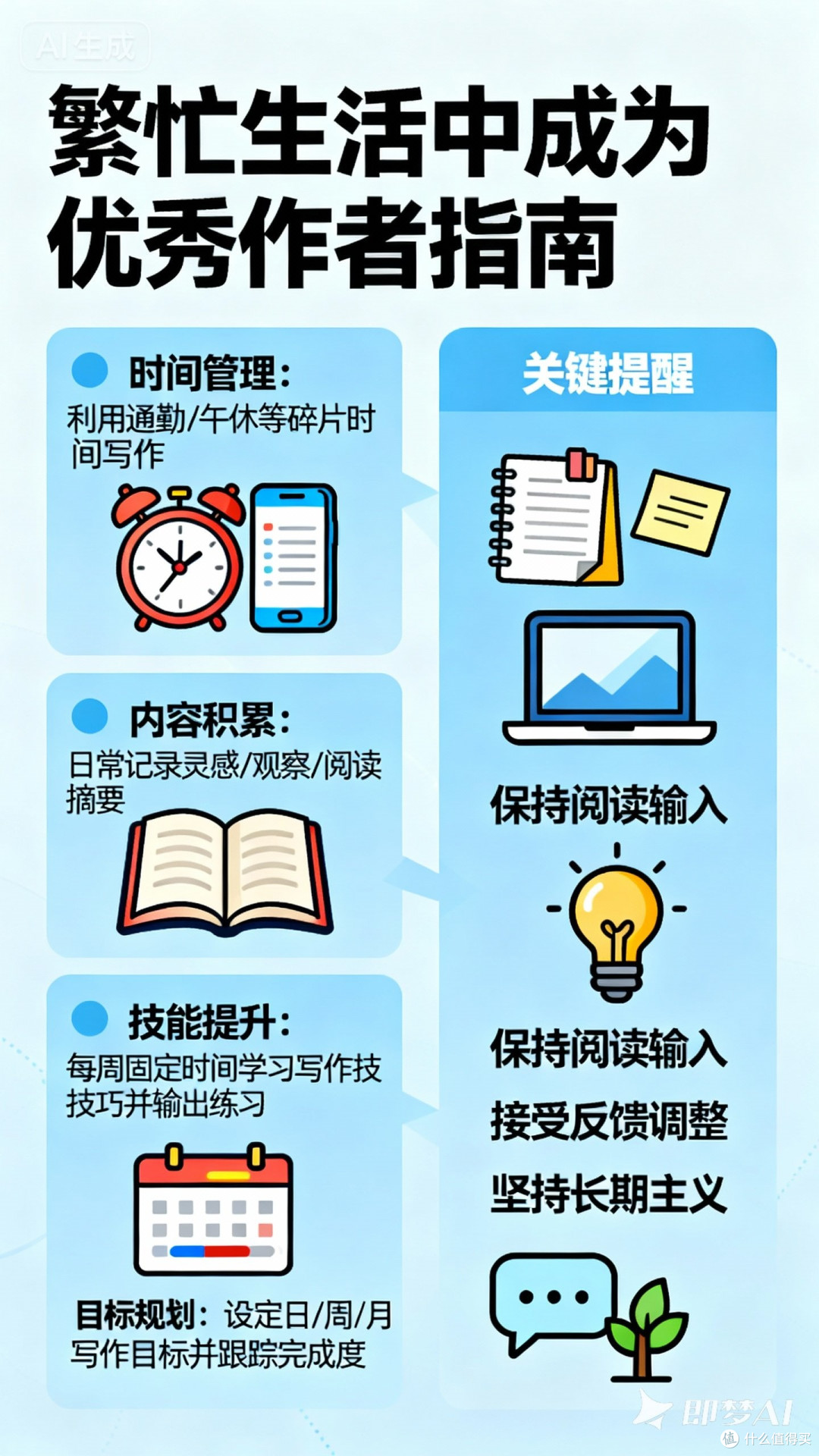 如何在繁忙生活中成为优秀作者