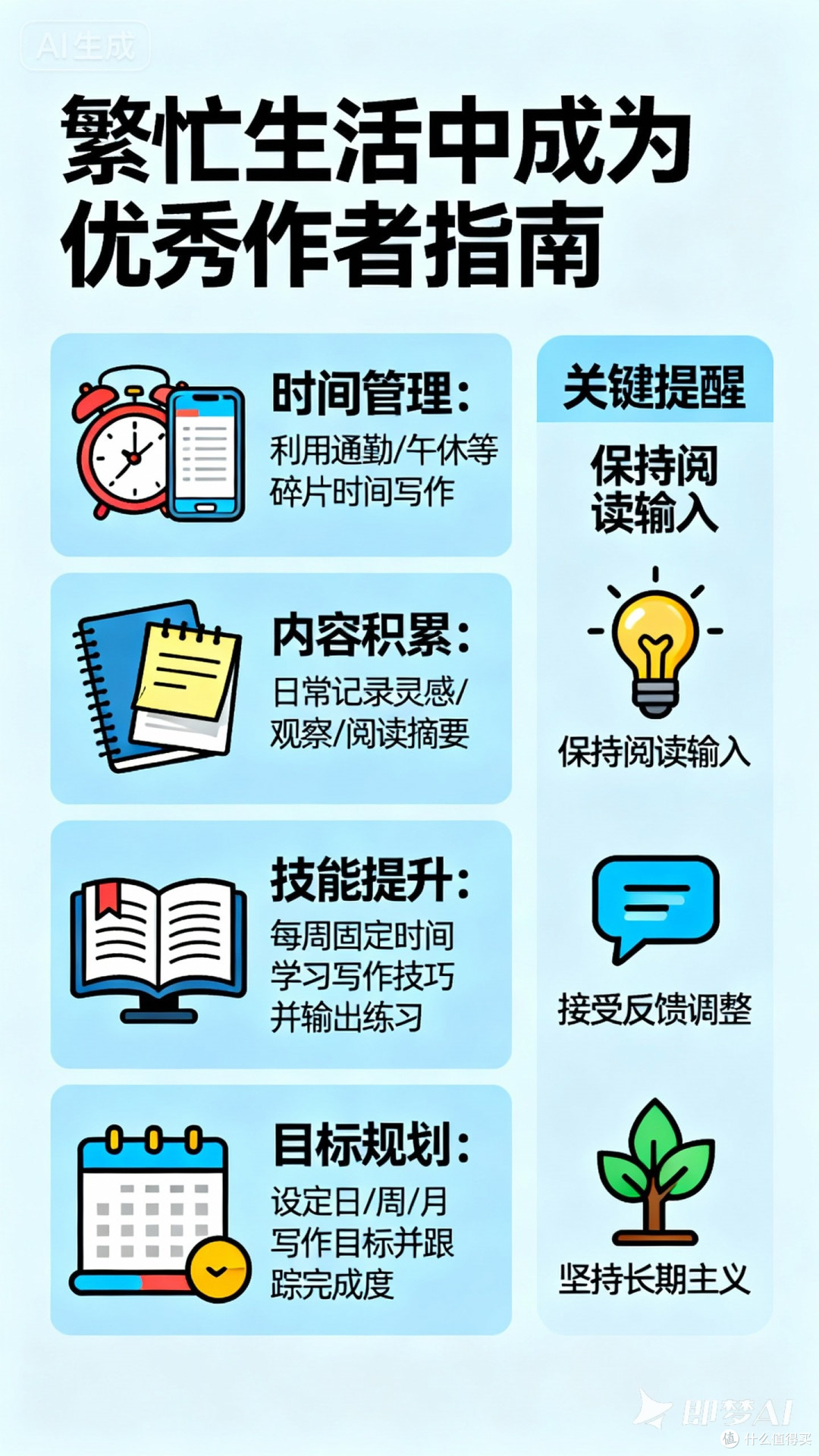 如何在繁忙生活中成为优秀作者