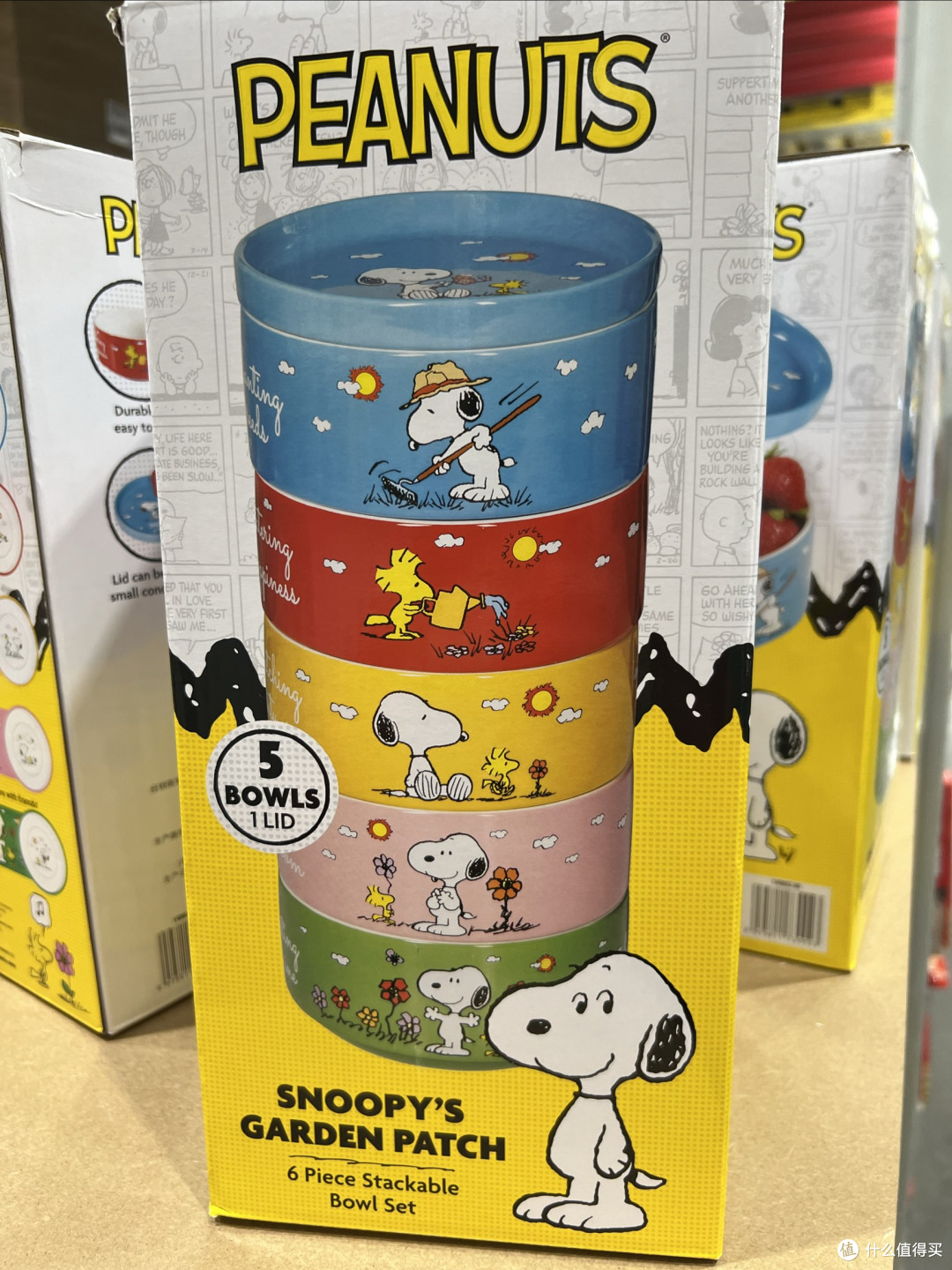 史努比花园物语叠叠碗,把童趣与实用装进厨房,让每一餐治愈盛宴