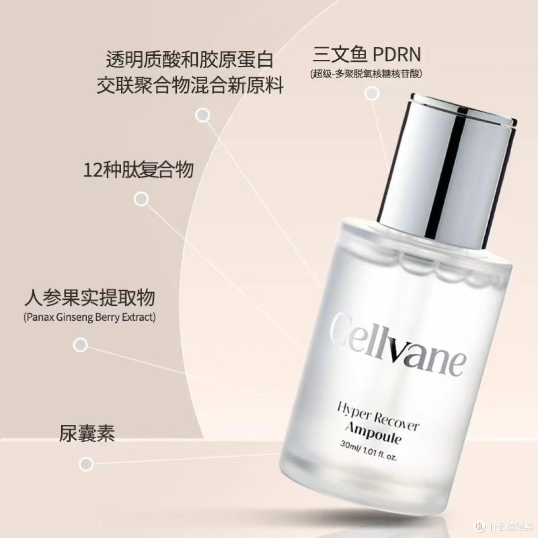 CELLVANE丽维恩肌源焕活修护精华液:30ML肌活能量,逆转时光痕迹