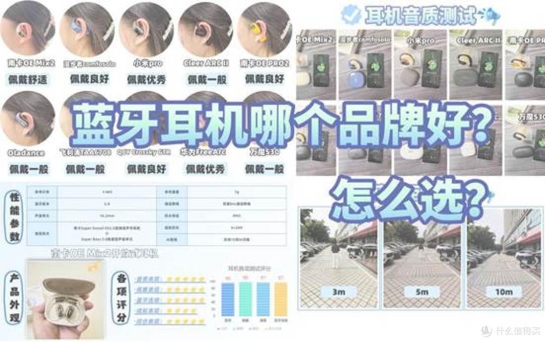 蓝牙耳机哪个品牌好?怎么选?2025十大好口碑蓝牙耳机推荐清单!
