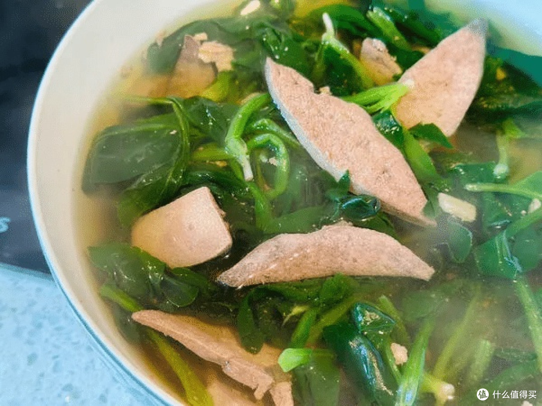 美食大赏,猪肝菠菜汤的家常做法