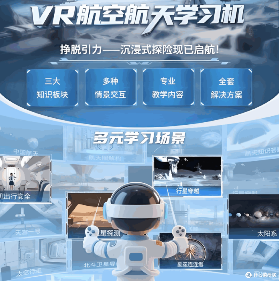 VR航空航天学习机,走进宇宙奥秘,体验奇幻旅程!