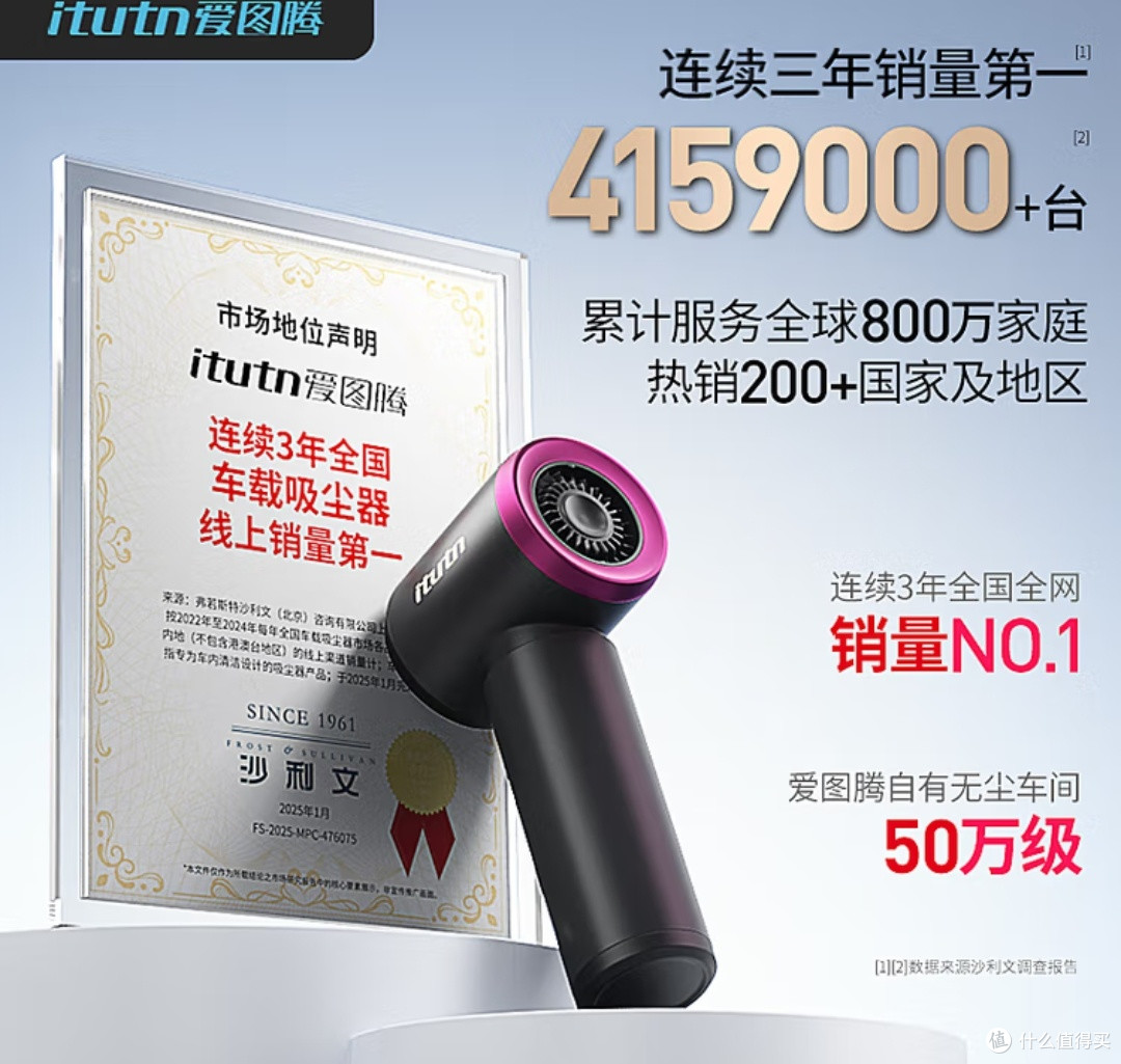 车载清洁神器!爱图腾无线吸尘器让车内卫生一键搞定
