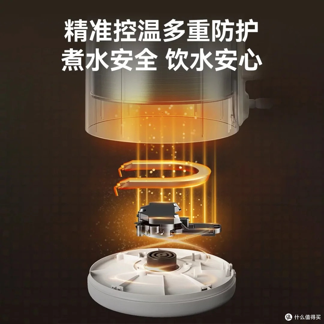 小熊1.5L电热水壶:快速沸腾省时