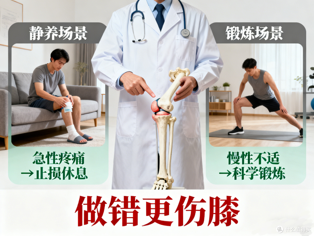 膝盖不舒服，该锻炼还是静养？骨科医生说：分情况，做错更伤膝！