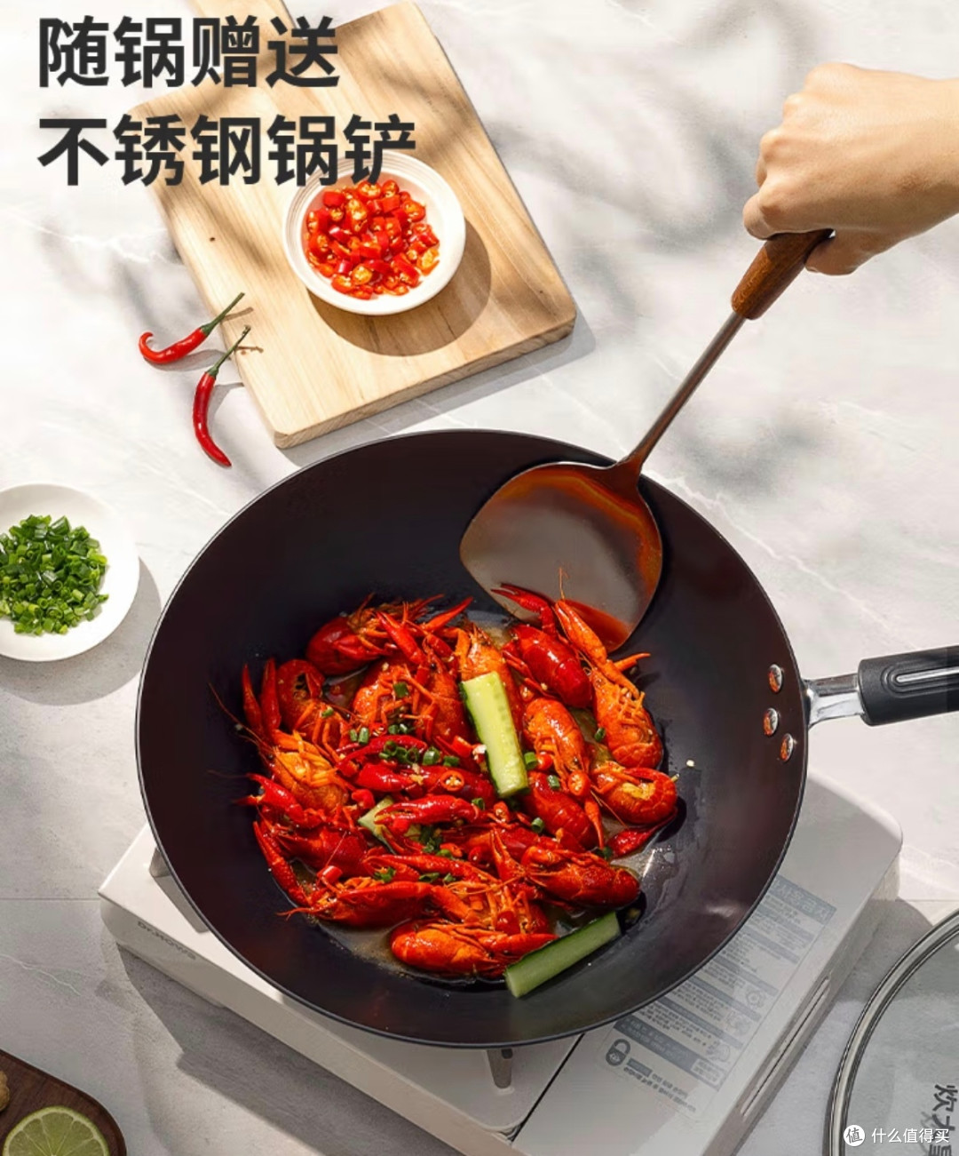 无涂层+不挑灶,炊大皇铁锅男生厨房标配