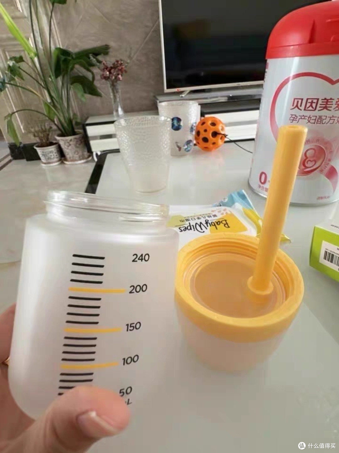 小雅象宽口径玻璃奶瓶防胀气