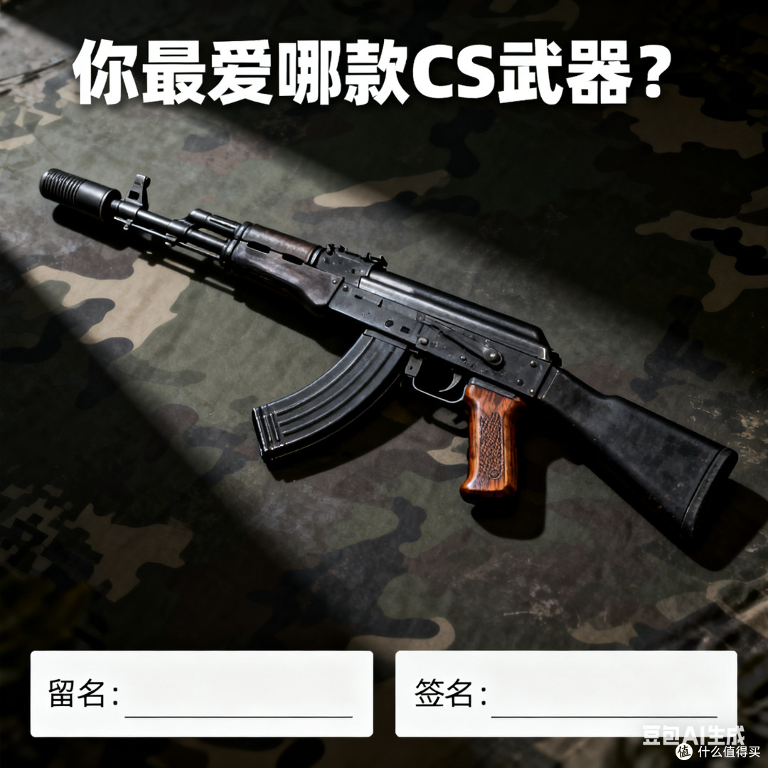 你猜我最爱哪款CS武器?