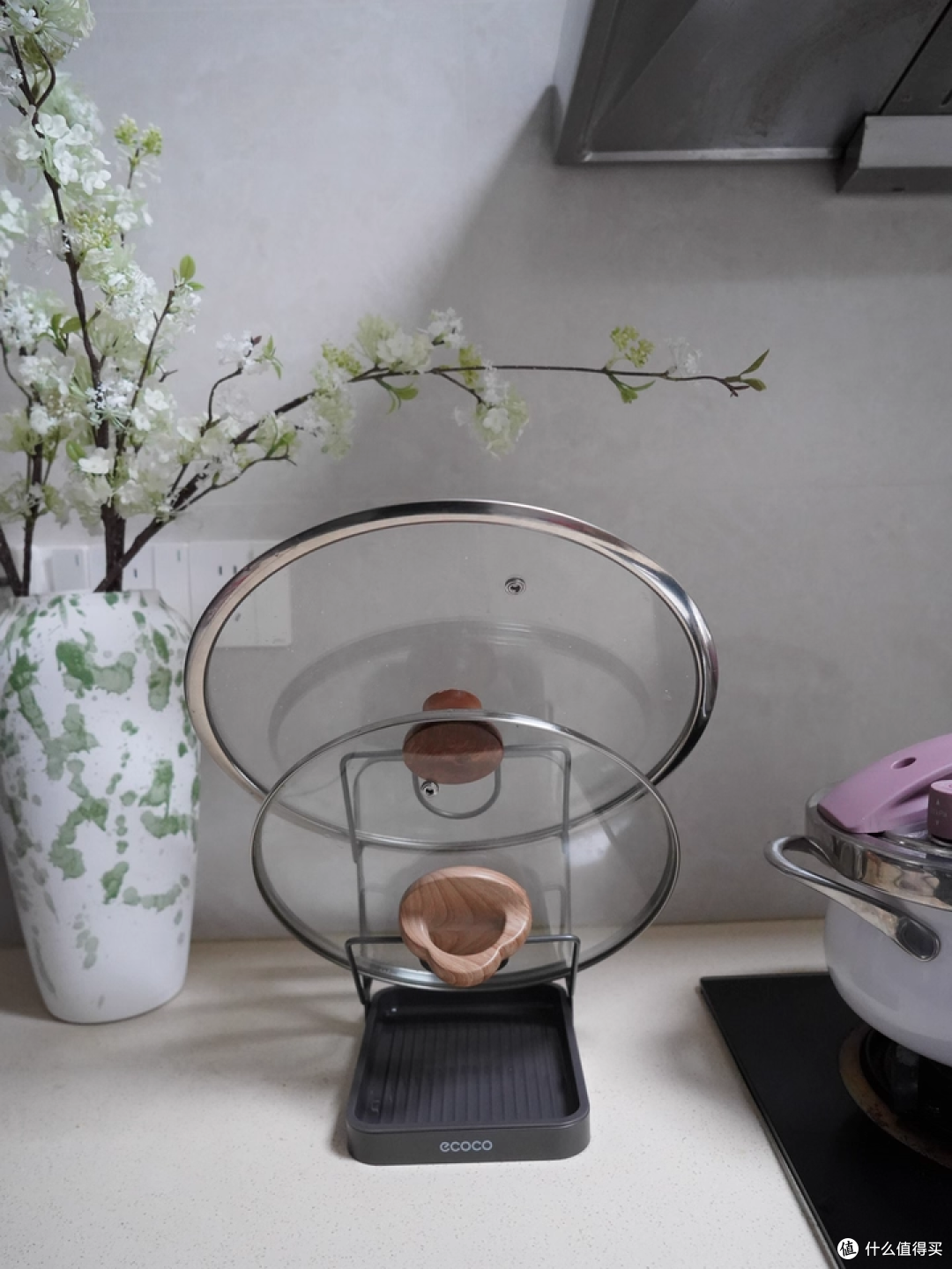 双 11 最值!ecoco 锅盖架细节太绝,用着超省心