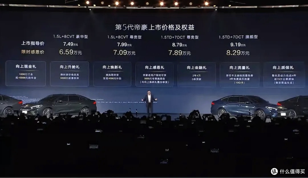 第5代帝豪焕新上市 李晨首任车主加持 限时6.59万起享越级体验