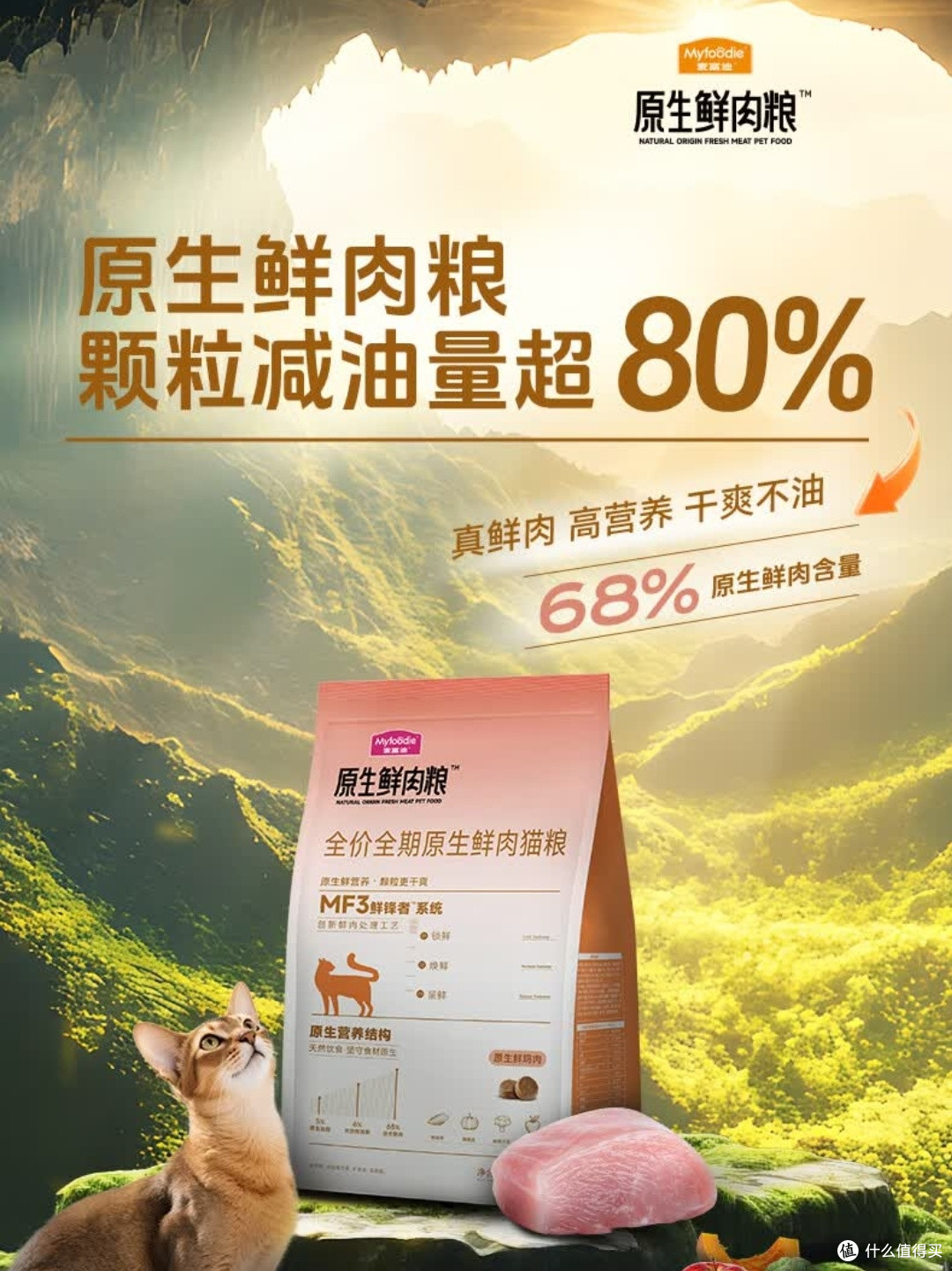 无限回购！麦富迪原生鲜肉粮让猫咪干饭超上头🐱