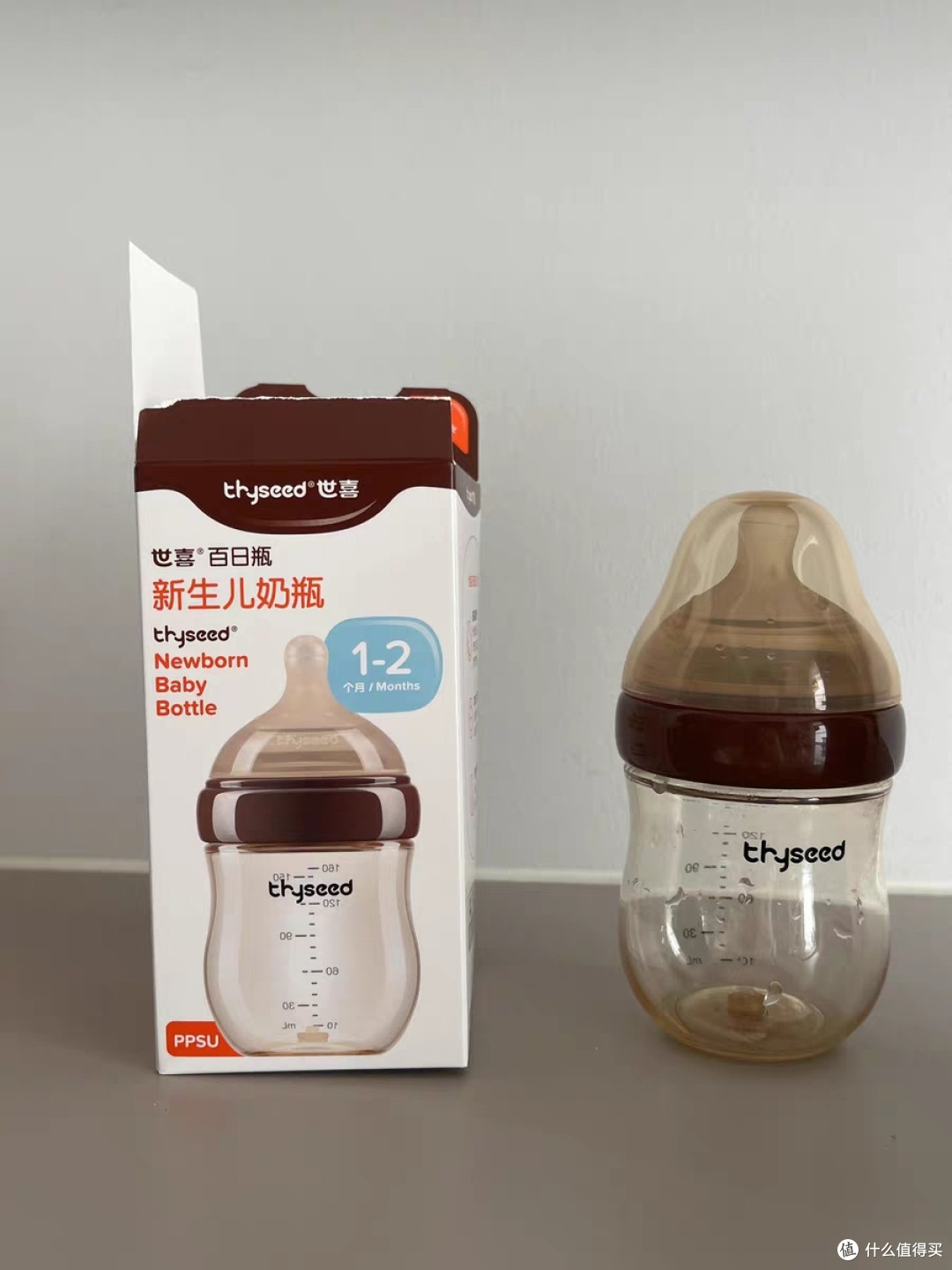 世喜PPSU奶瓶,防胀气设计超贴心