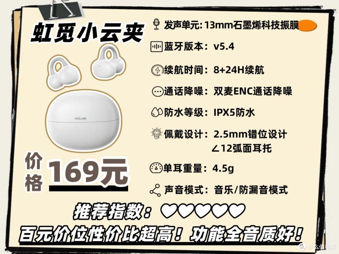 耳夹耳机哪个好?怎么选?2025最新开放式耳机推荐