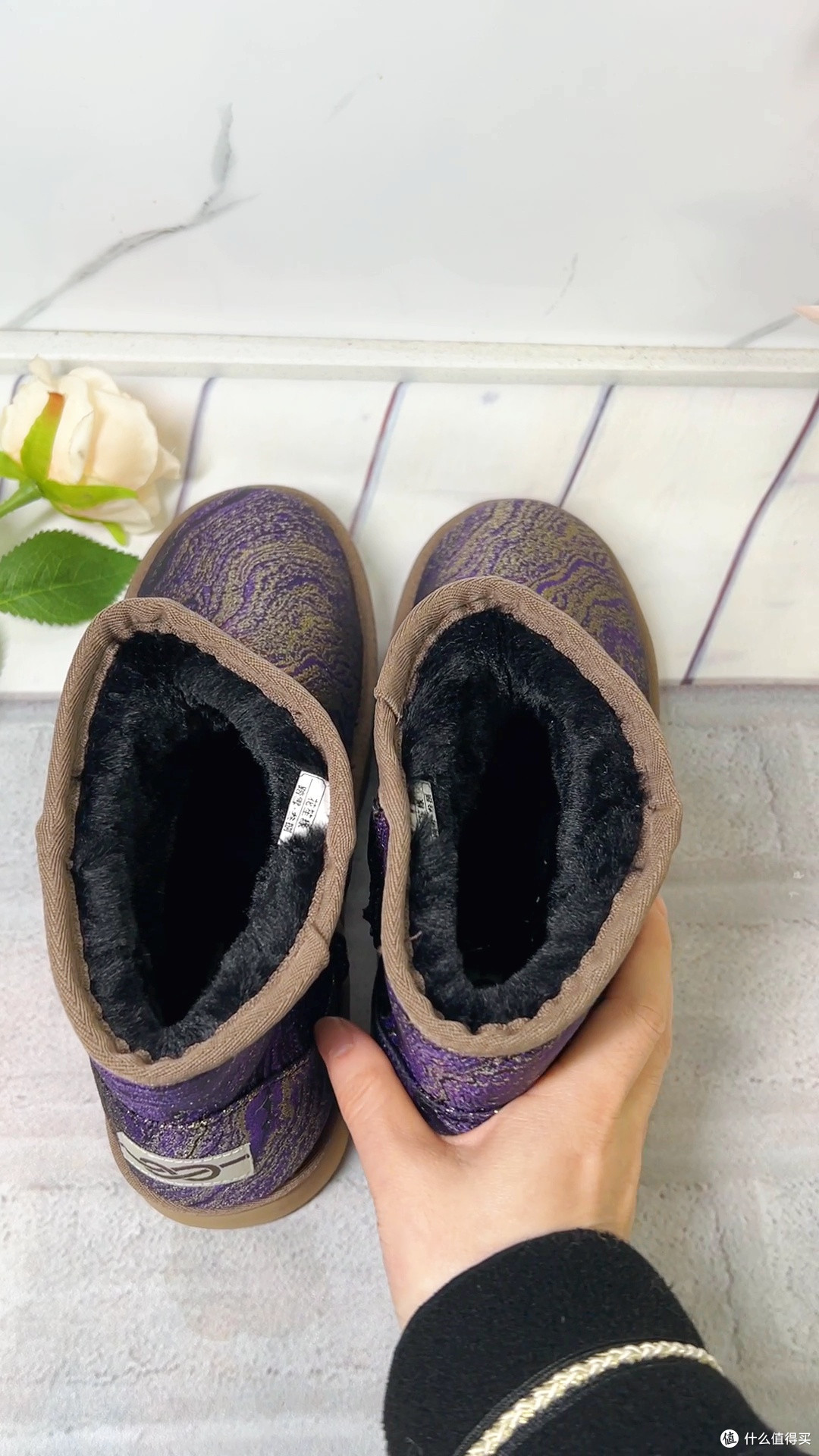暴走不累脚!原创手工雪地靴保暖防滑还百搭