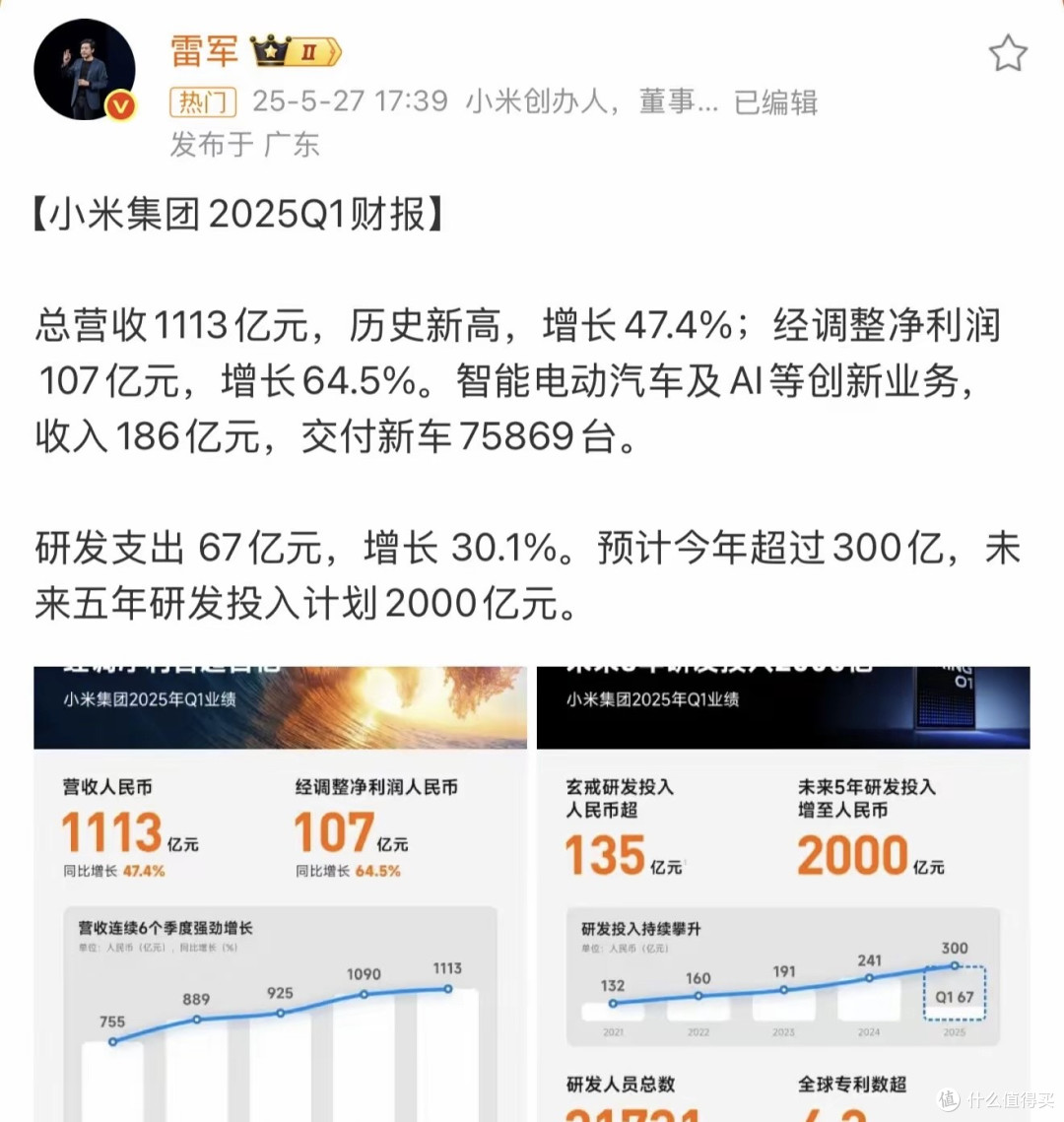雷军笑了又哭,小米汽车盈利7亿,SU7销量却腰斩还被质疑不安全