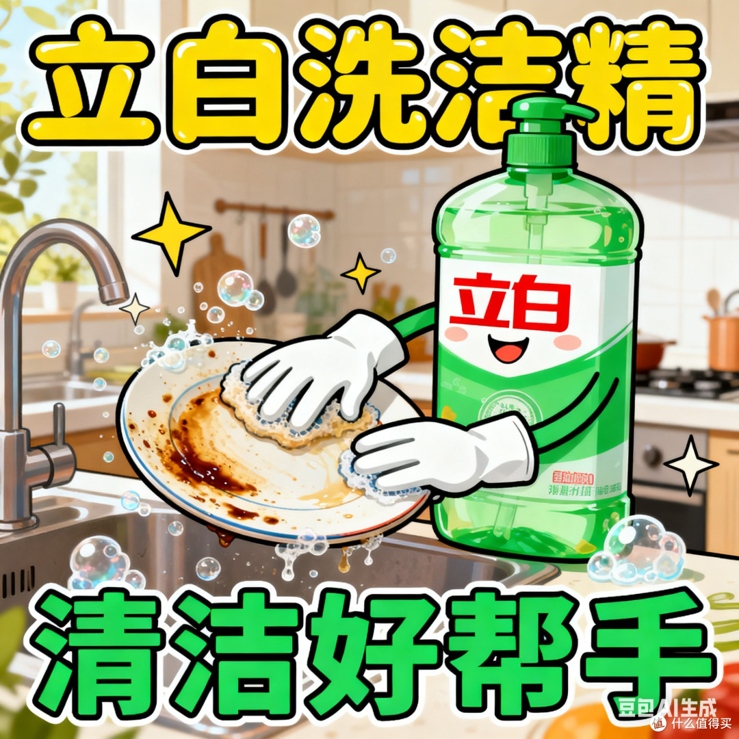 立白洗洁精：清洁好帮手