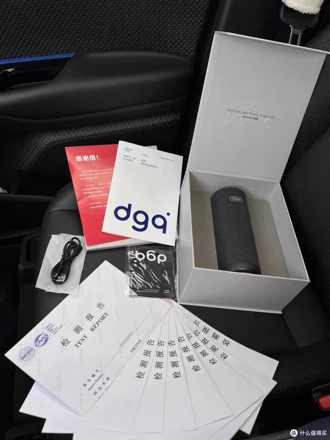DGQ车载空气净化器,除味去醛高效