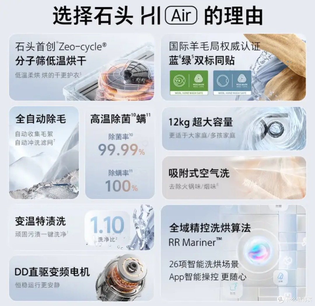 双11薅羊毛！石头H1 Air洗烘一体机实测，国家补贴20%太香了