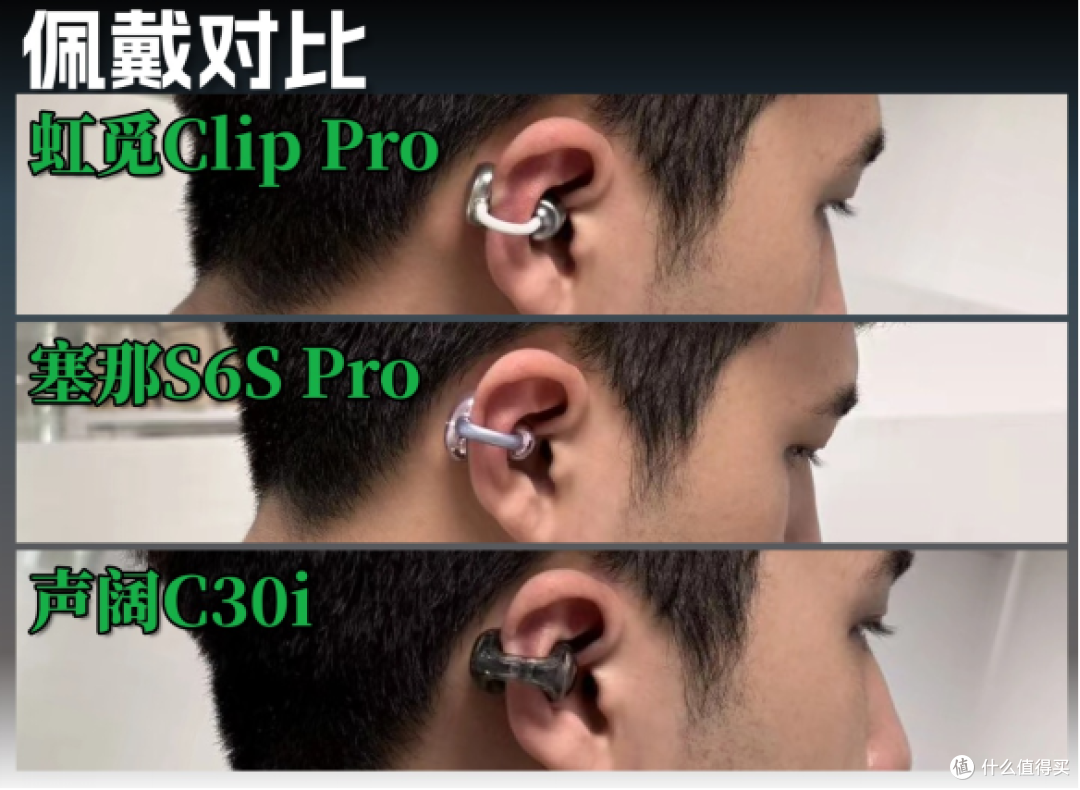 热门耳夹式耳机横评对比,虹觅塞那声阔怎么选