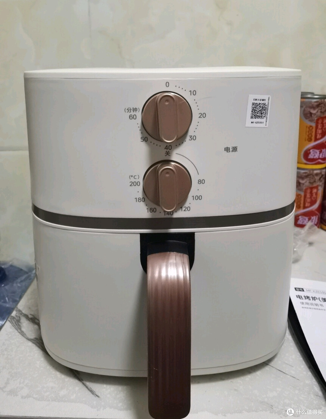 厨房小白狂喜!美的5.3L空气炸锅蒸烤一体,免翻面太省心