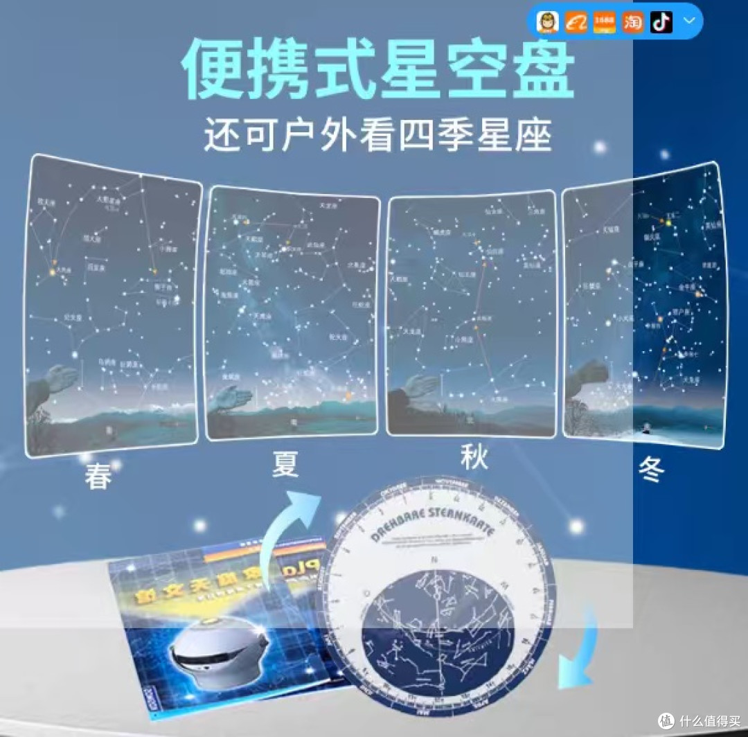 把天文台搬回家!科乐多星空投影灯,边玩边学的天文启蒙神器