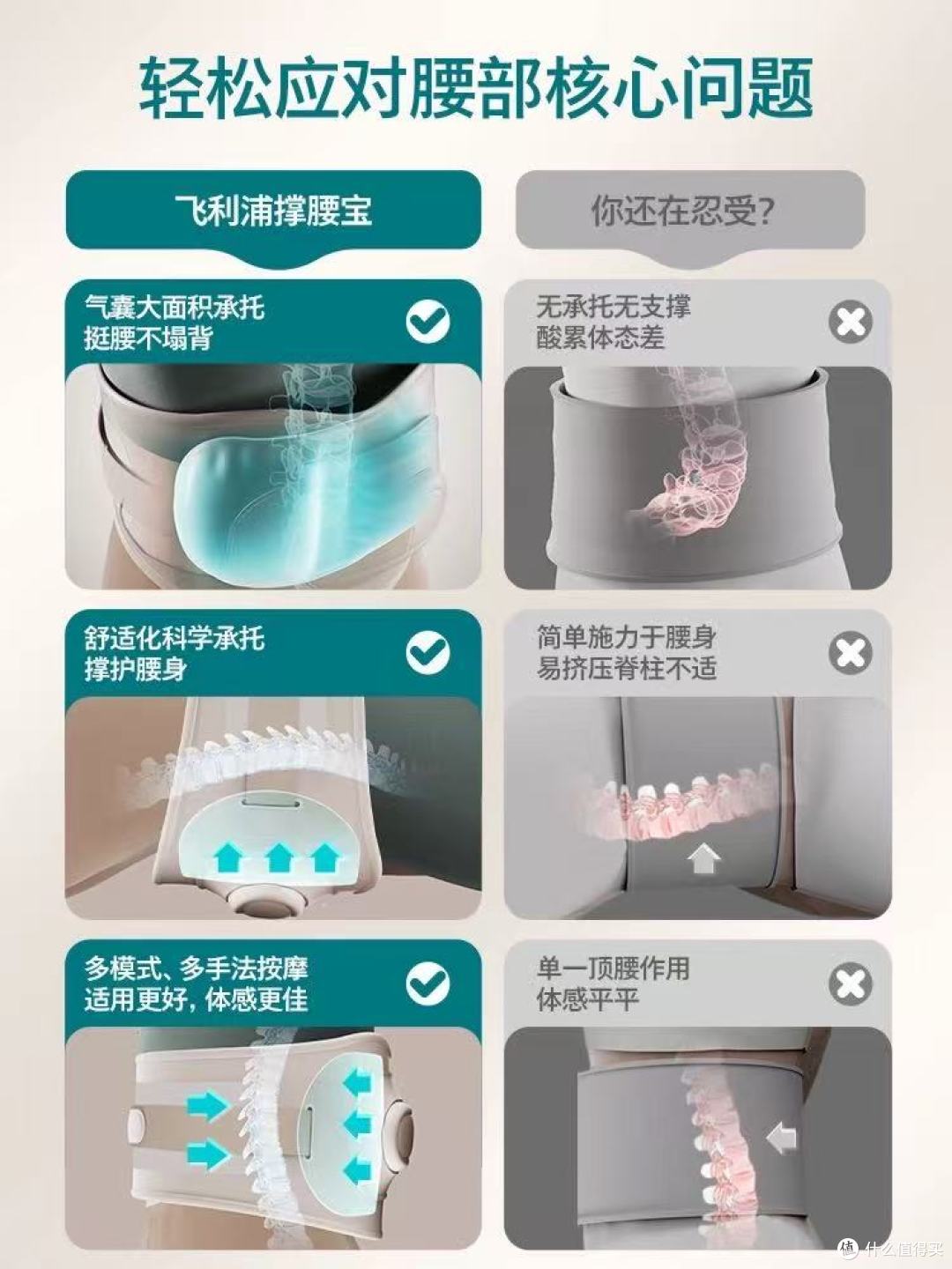 飞利浦撑腰宝腰部按摩仪：不止是护腰，更是爱的贴身守护