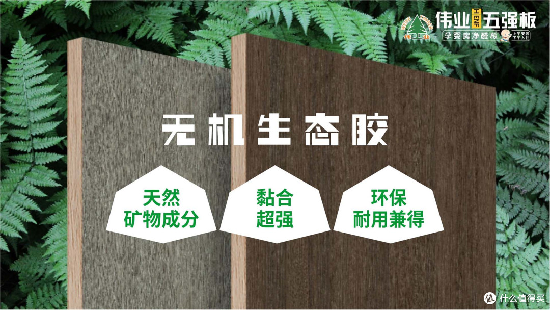 拒绝家装问题!伟业五强板:无机生态胶,家装不做选择题