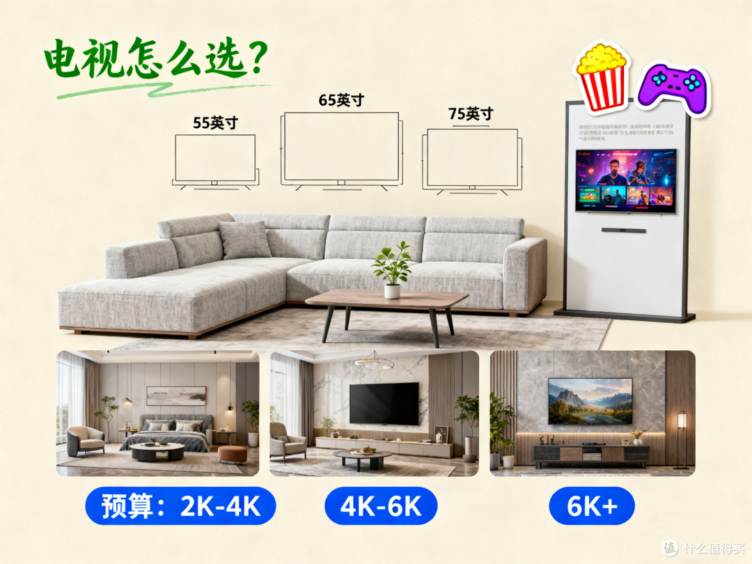 电视选购不踩坑:4款高性价比热门机型,2K-8K 总有一款最懂你