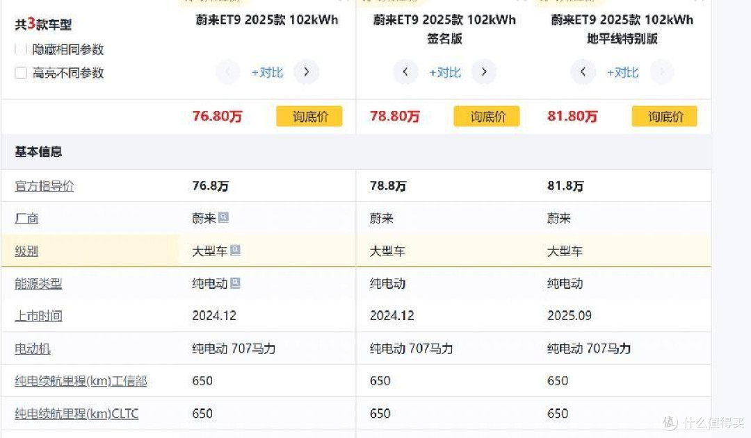 续航650km+4.1秒破百,还配激光雷达,蔚来ET9成豪华轿车优选