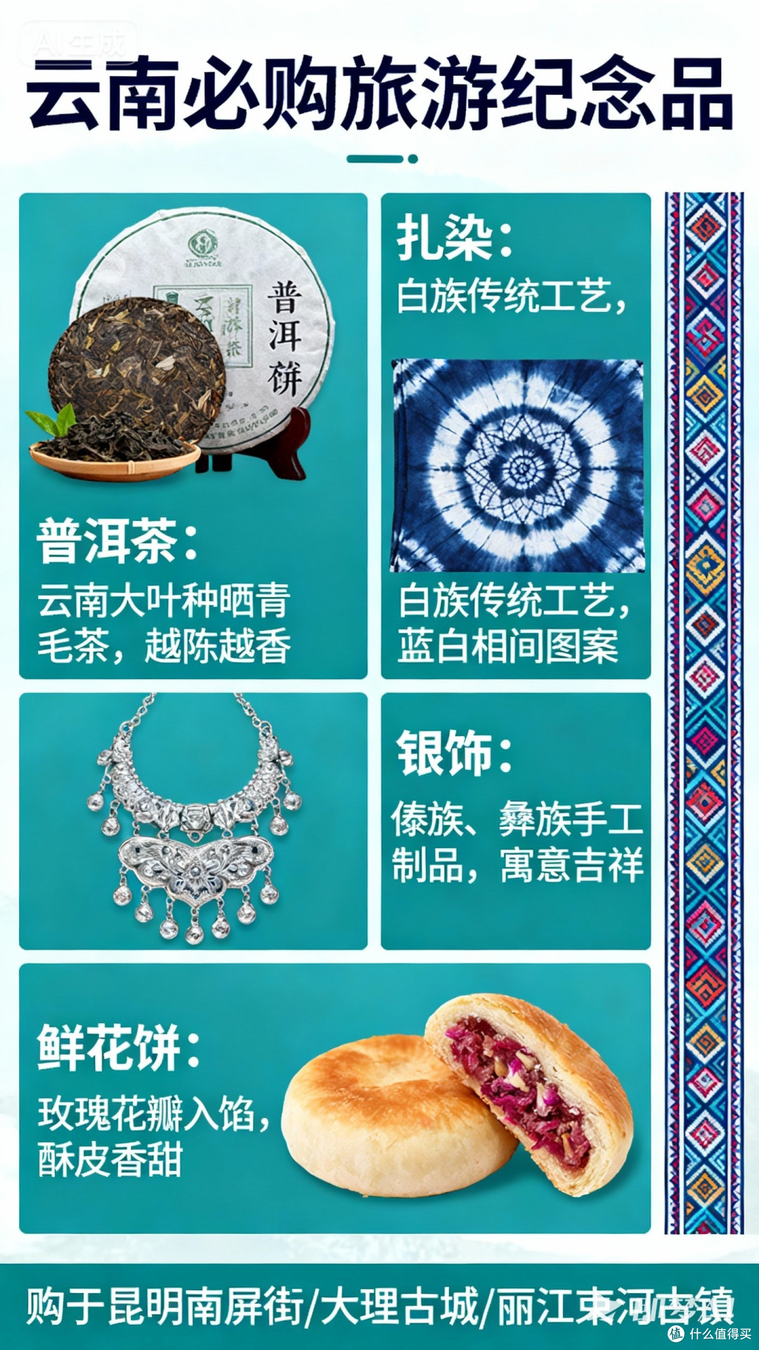 在云南,这些旅游纪念品你不能错过