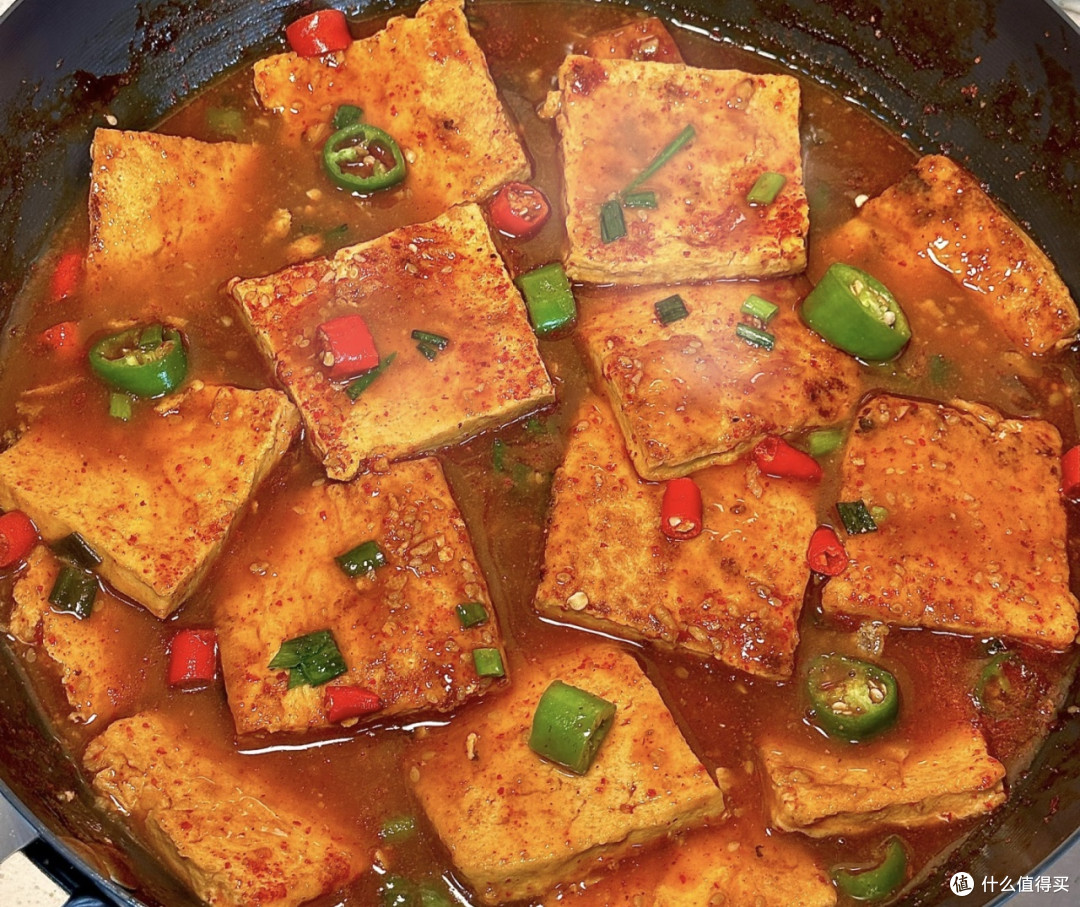 双11美食清单：焦香酱汁煎豆腐