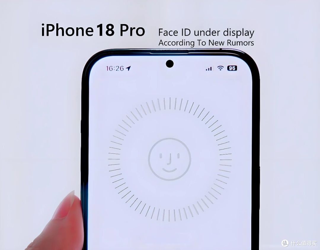 屏下Face ID+卫星5G！iPhone 18 Pro曝光：苹果2026年王炸来了！_iPhone_什么值得买