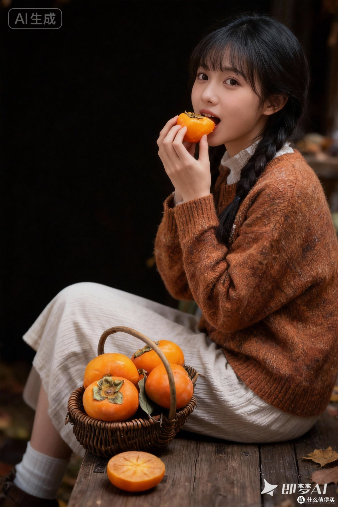 柿染清霜,脆甜如许