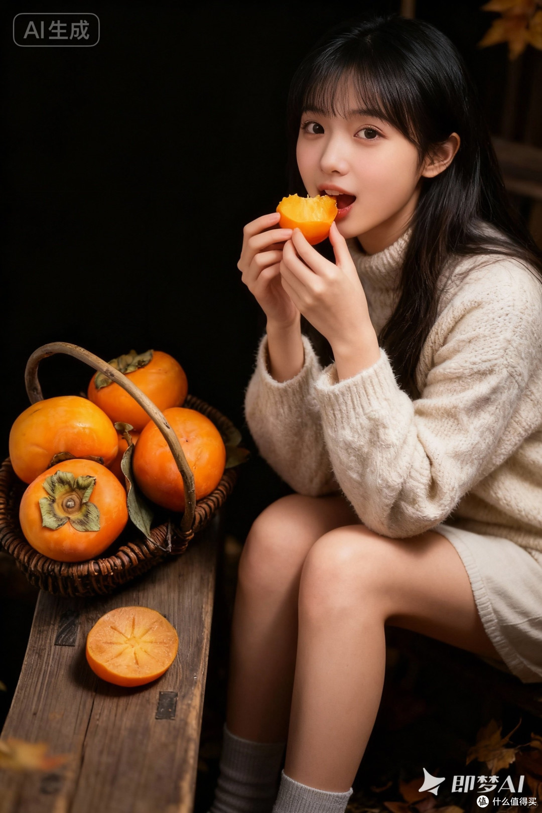 柿染清霜,脆甜如许