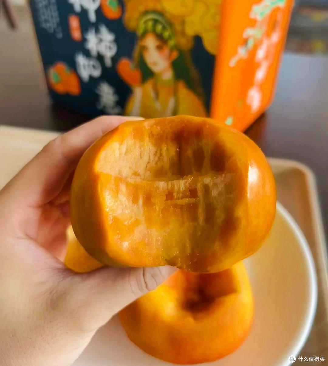 一口惊艳!这颗“嘎嘣脆”的脆柿,让我重新爱上了秋冬天!