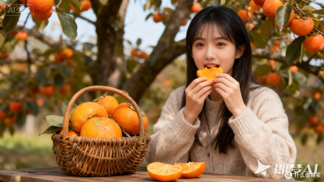 一口惊艳!这颗“嘎嘣脆”的脆柿,让我重新爱上了秋冬天!
