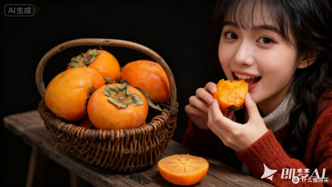 一口惊艳!这颗“嘎嘣脆”的脆柿,让我重新爱上了秋冬天!
