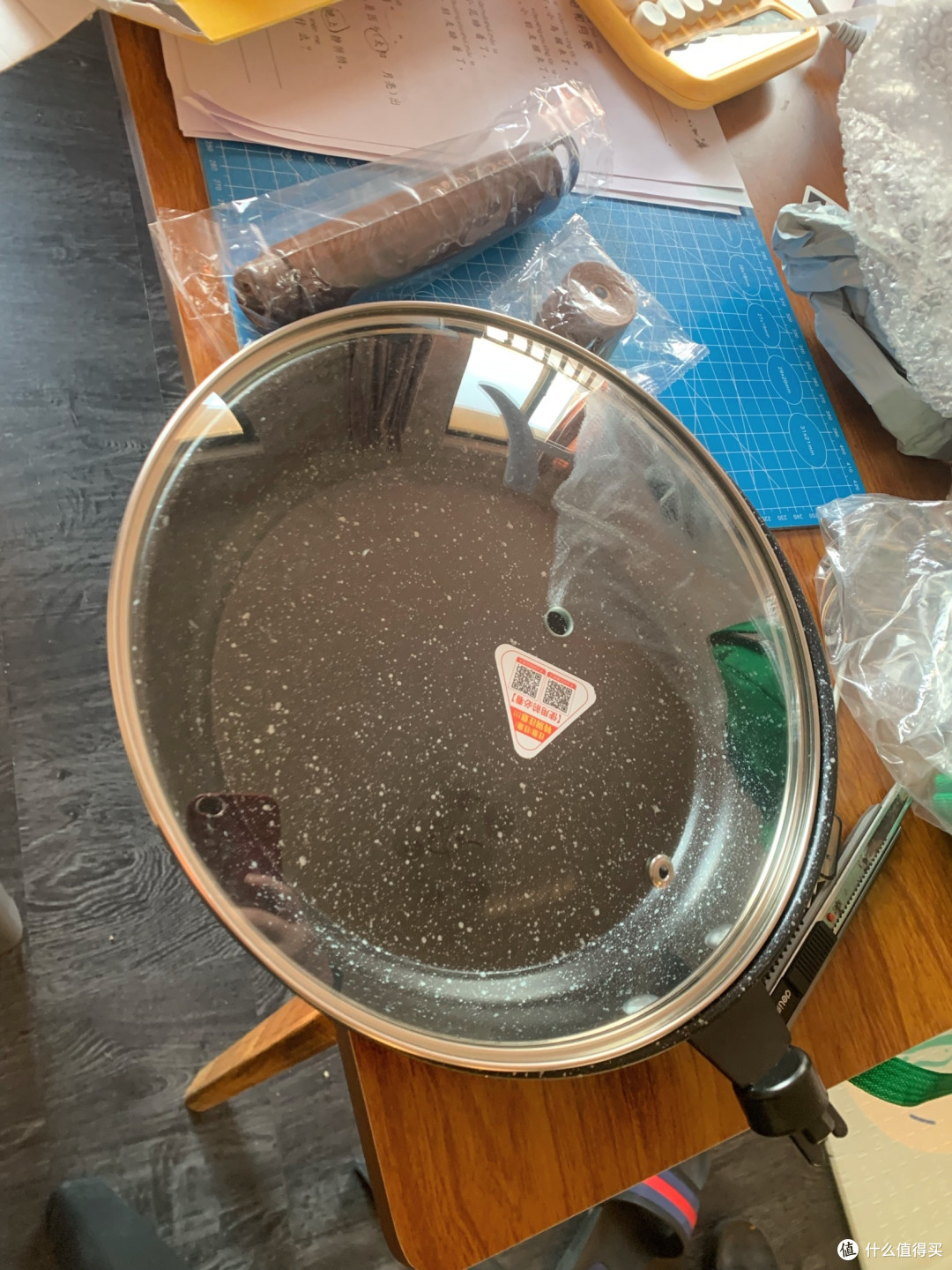 双十一厨房好物晒单:加厚麦饭石平底锅,煎炒烙煮全能王