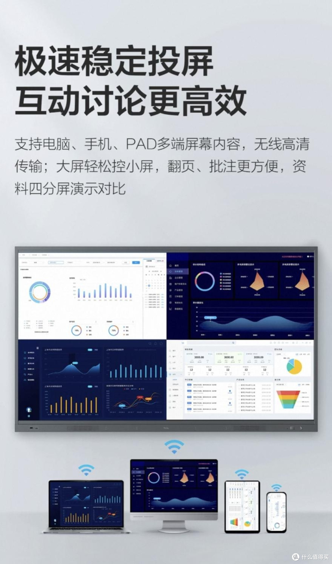 企业会议想革新?TCL会议平板智慧屏V50E开启高效新体验