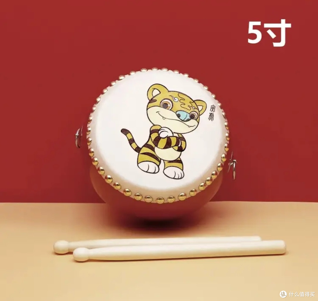 给幼儿园宝贝的生肖虎铜鼓,承包了他所有快乐!
