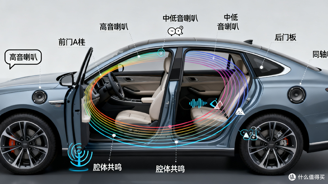 六喇叭车载音响,堪比千元级家庭影院水准