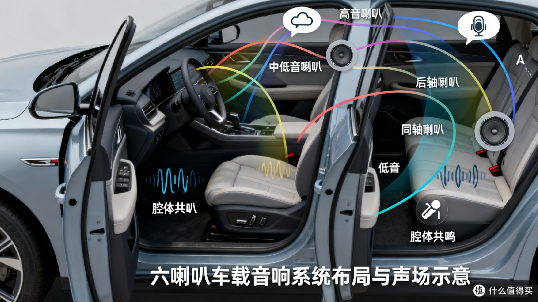 六喇叭车载音响,堪比千元级家庭影院水准