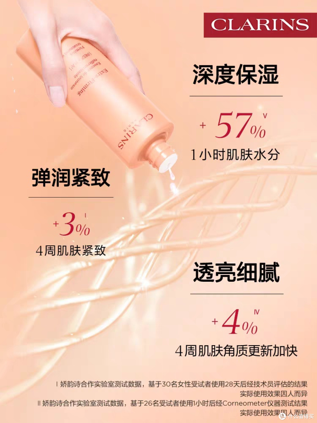 娇韵诗焕颜精华水小姐姐弹簧水保湿水清爽水润 不错的选择