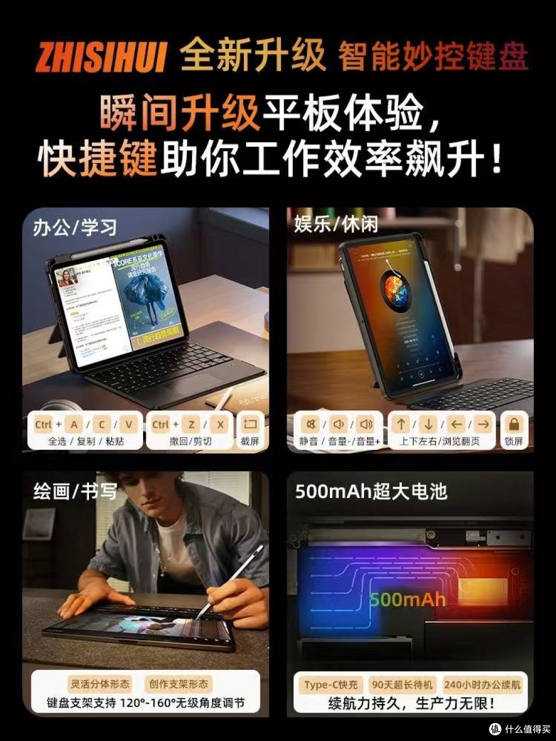 华为平板党狂喜!这款万能保护套直接封神✨
