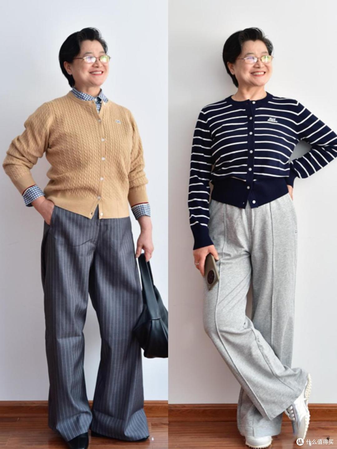 这是我见过最真实的“阿姨穿搭”!130斤不扮嫩不美颜,气质绝了