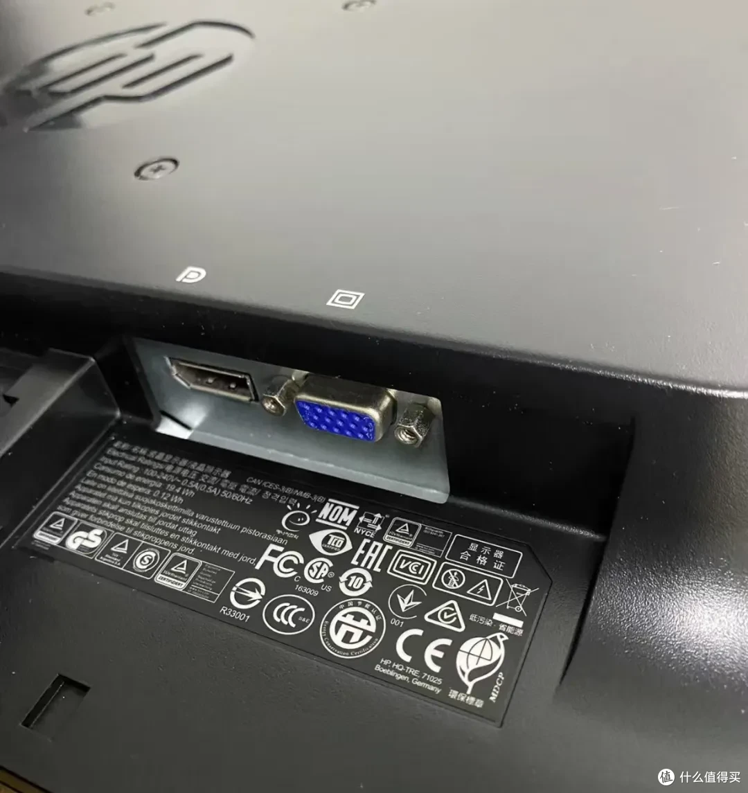 大牌二手显示器才90元,21.5寸1080P分辨率,自带DP接口