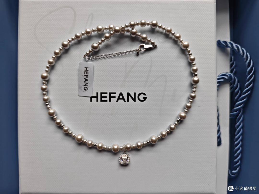 双 11 战利品!HEFANG 气泡方糖项链 轻奢锁骨链太百搭🎀