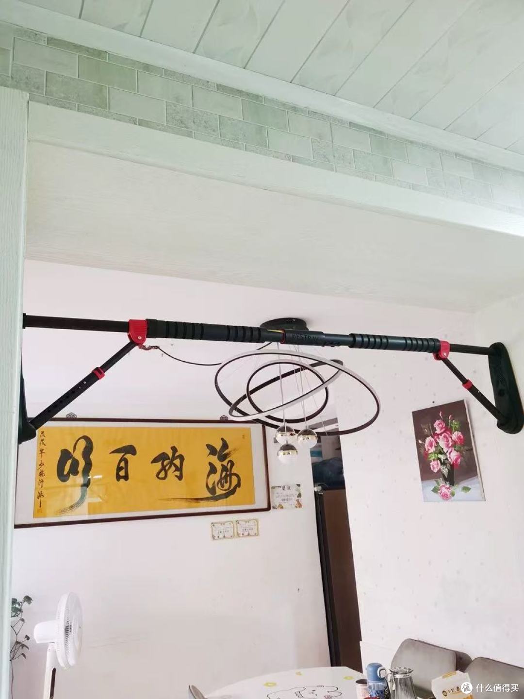 百斯锐JN单杠家用室内引体向上器:免打孔守护全家运动自由